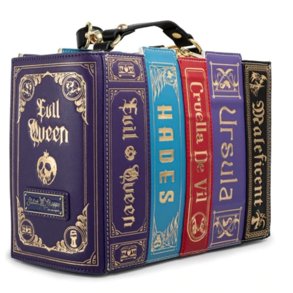 Disney Villains Books Crossbody Bag Stitch Shoppe by Loungefly - Picture 2 of 16